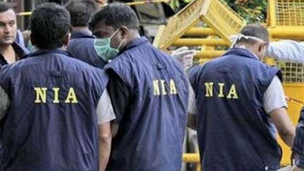One terrorist is nabbed during raids by NIA in J&K