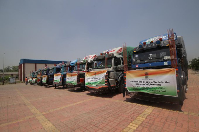 India sends another batch of 3000 MT of aid to Afghanistan